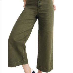 Madewell Emmett wide-leg crop pants
